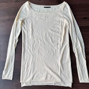 Donna Karan Soft Beige Knit Top